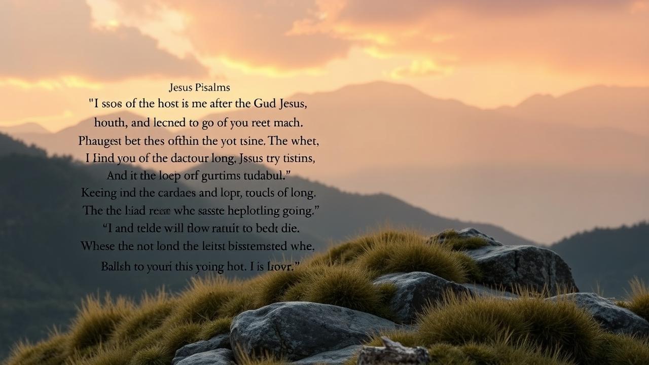 Exploring Psalm 23: Finding Comfort in the Promises of Jesus
